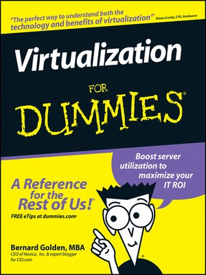 cover image of Virtualization For Dummies